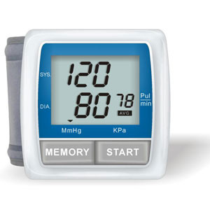 Monitor domestico di pressione sanguigna del polso con la grande Camera LCD della plastica e dell'esposizione