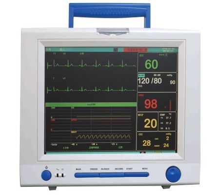 Monitor paziente portatile di parametro multi- del lato del letto con ECG, RESP, NIBP