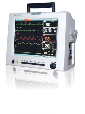 Monitor paziente di parametro multi- portatile con 7 - conduca l'esposizione ETCO2 di forme d'onda di ECG